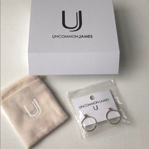Uncommon James Little Flirt earrings- silver. NWT
